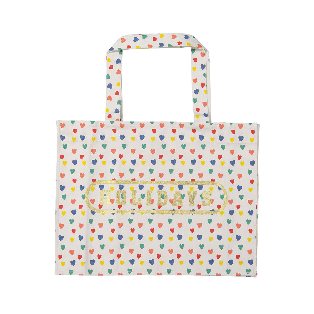 Bonton Heart Print Holiday Sac Bag