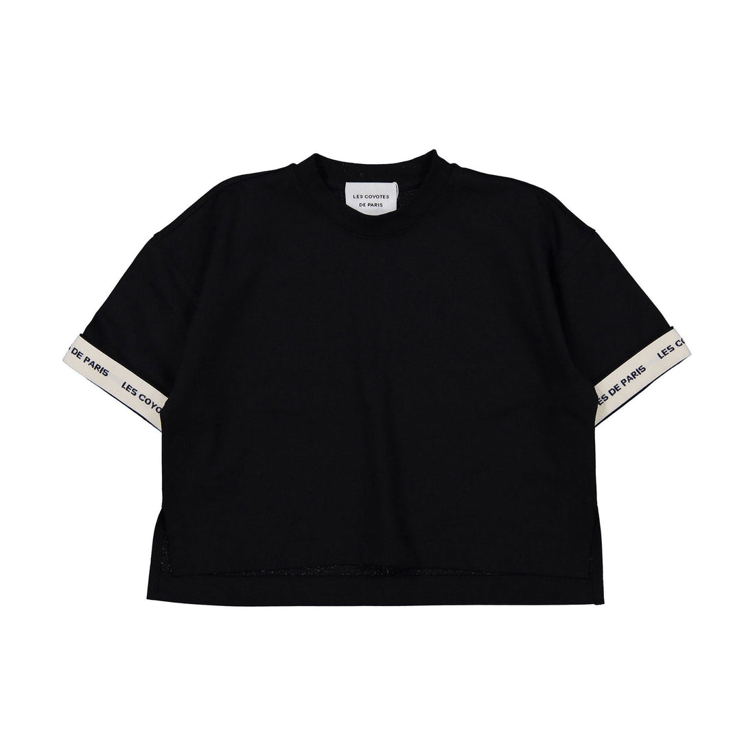 Les Coyotes de Paris Black Logo Evelyn Tee