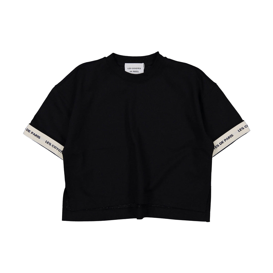 Les Coyotes de Paris Black Logo Evelyn Tee