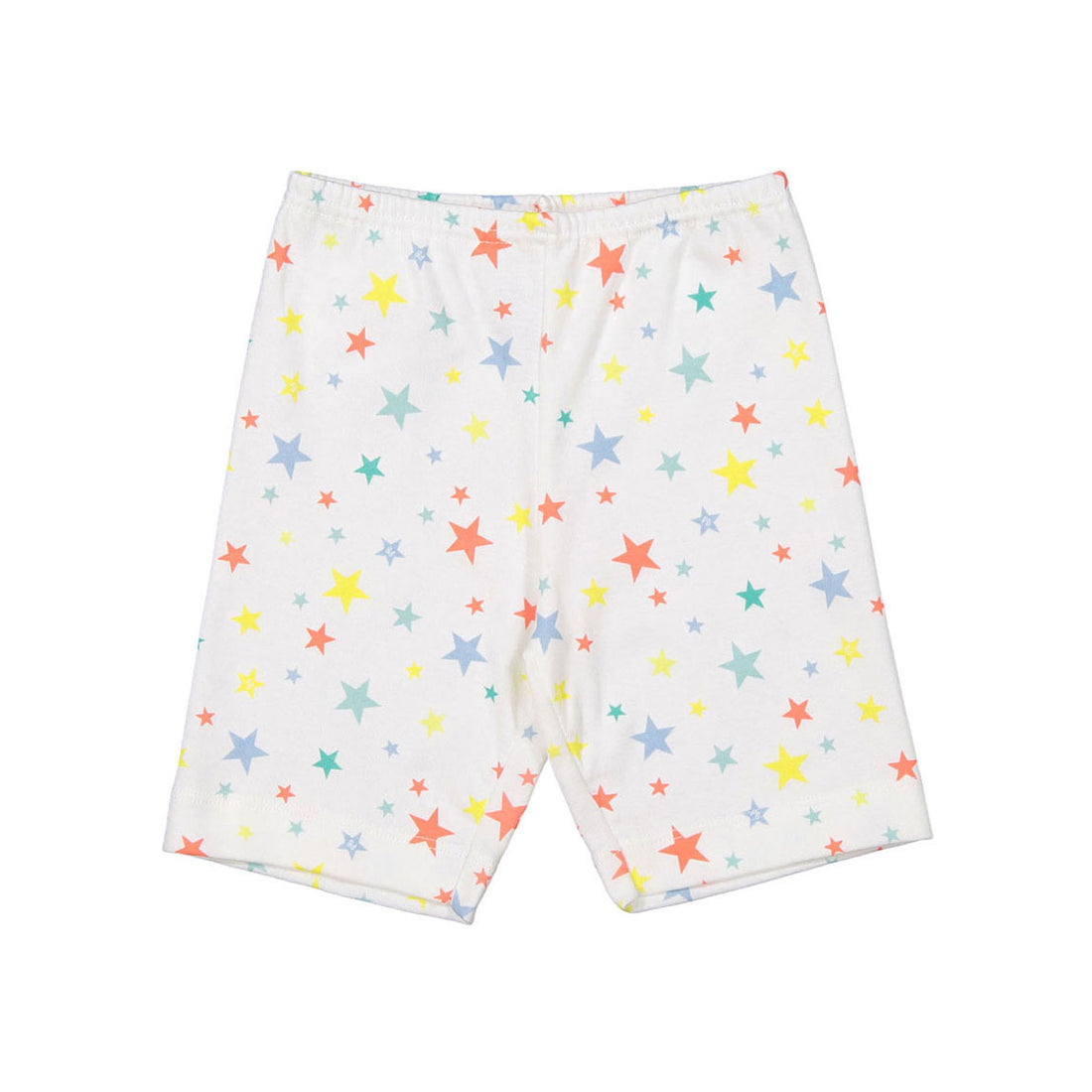 Petit Bateau White Multi Stars Pajamas