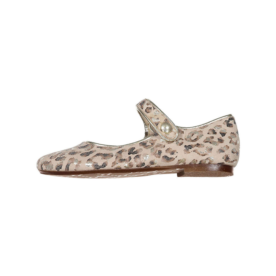 Papanatas Beige Leopard Mary Jane