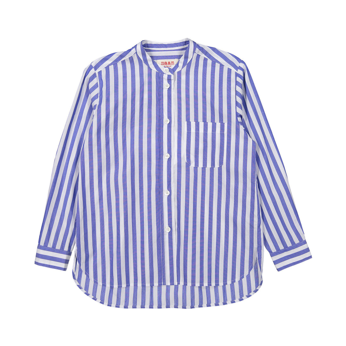 Maan Blue Stripe Pinks Blouse