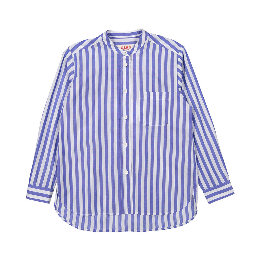 Maan Blue Stripe Pinks Blouse