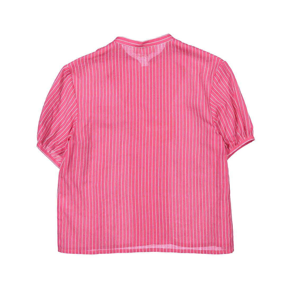 Maan Hot Pink Stripe Pearly Blouse