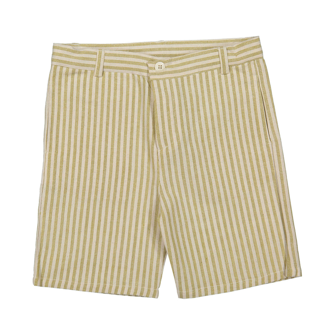 Keti Keta Yellow Stripe Leo Dress Shorts