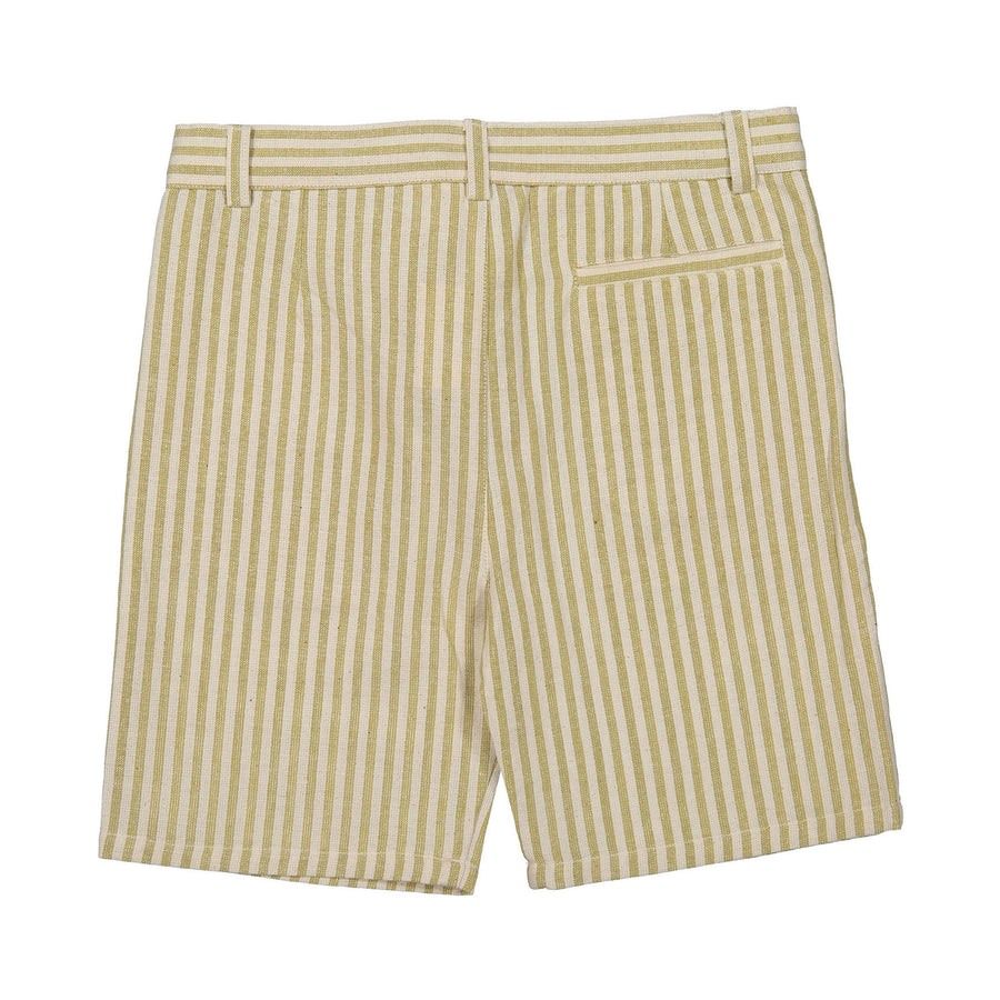 Keti Keta Yellow Stripe Leo Dress Shorts