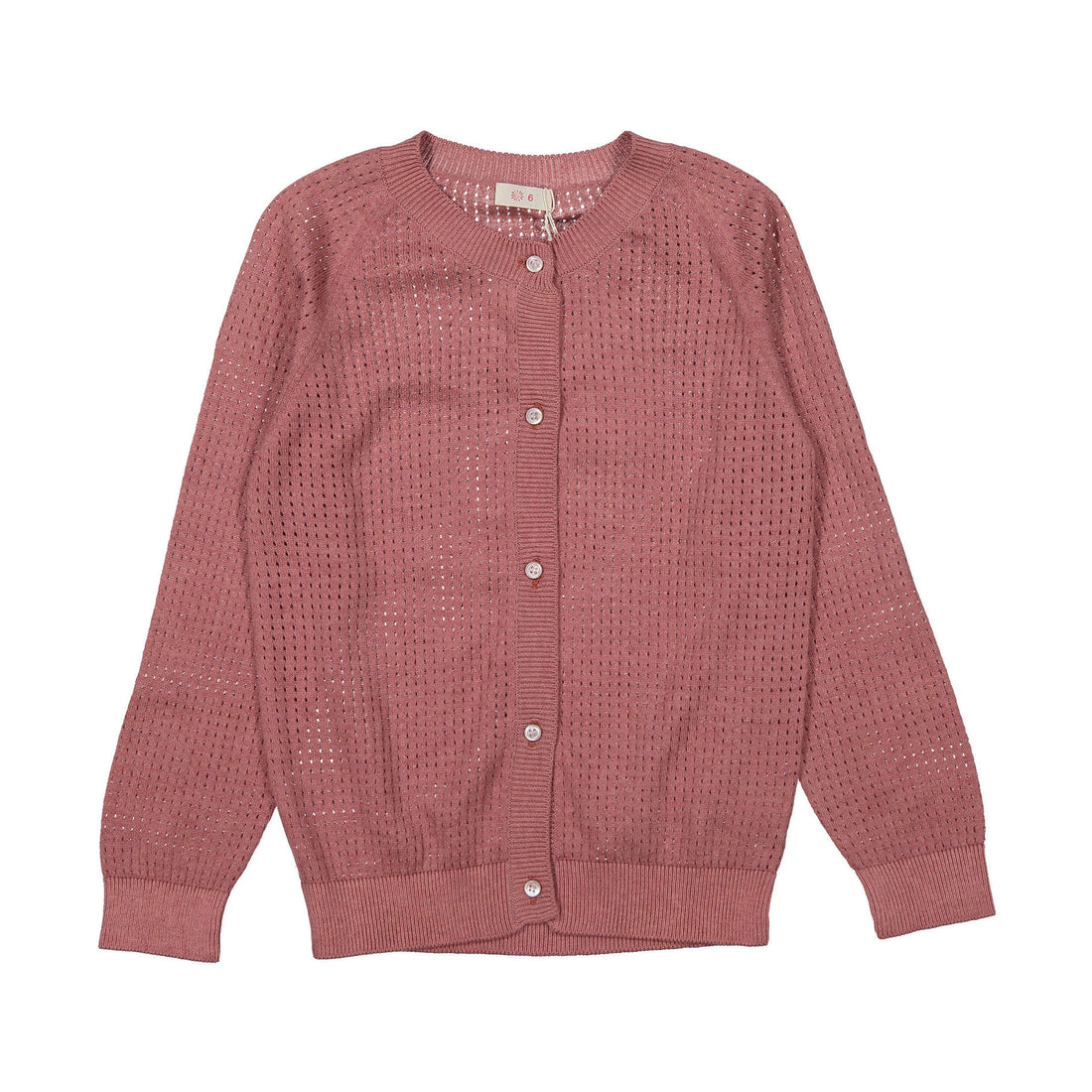 Keti Keta Pink Openwork Cardigan