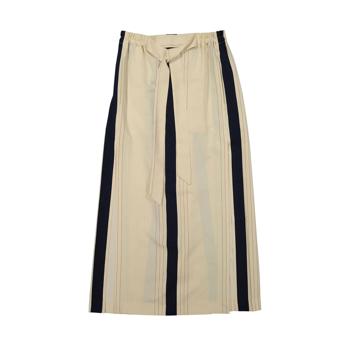 Max and Lola Beige Colorblock Stripe Soko Skirt