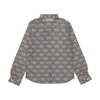 IKKS Brown Floral Shirt