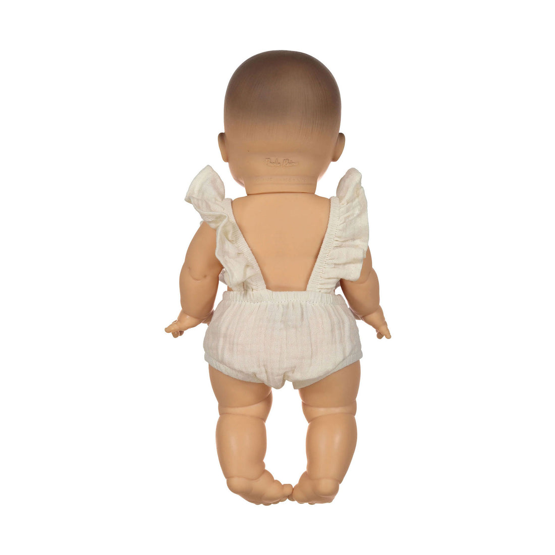 MiniKane Ecru Double Gauze Lou Retro Romper