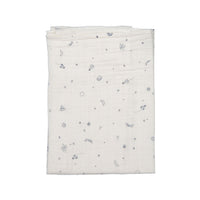 Bonpoint White Crepe Space Print Diaper Cloth