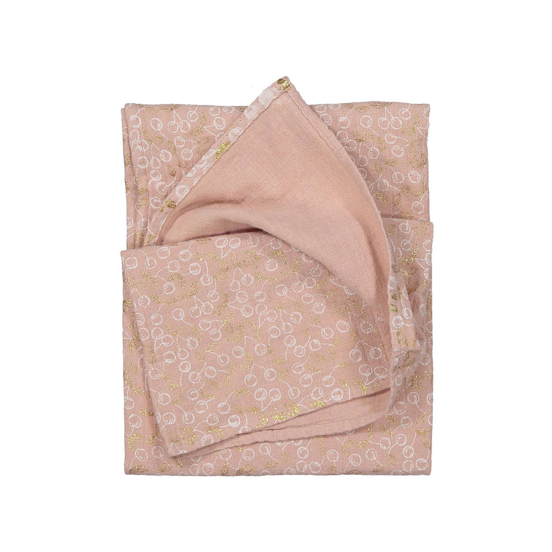 Bonpoint Rose Cherry Sketch Diaper Cloth