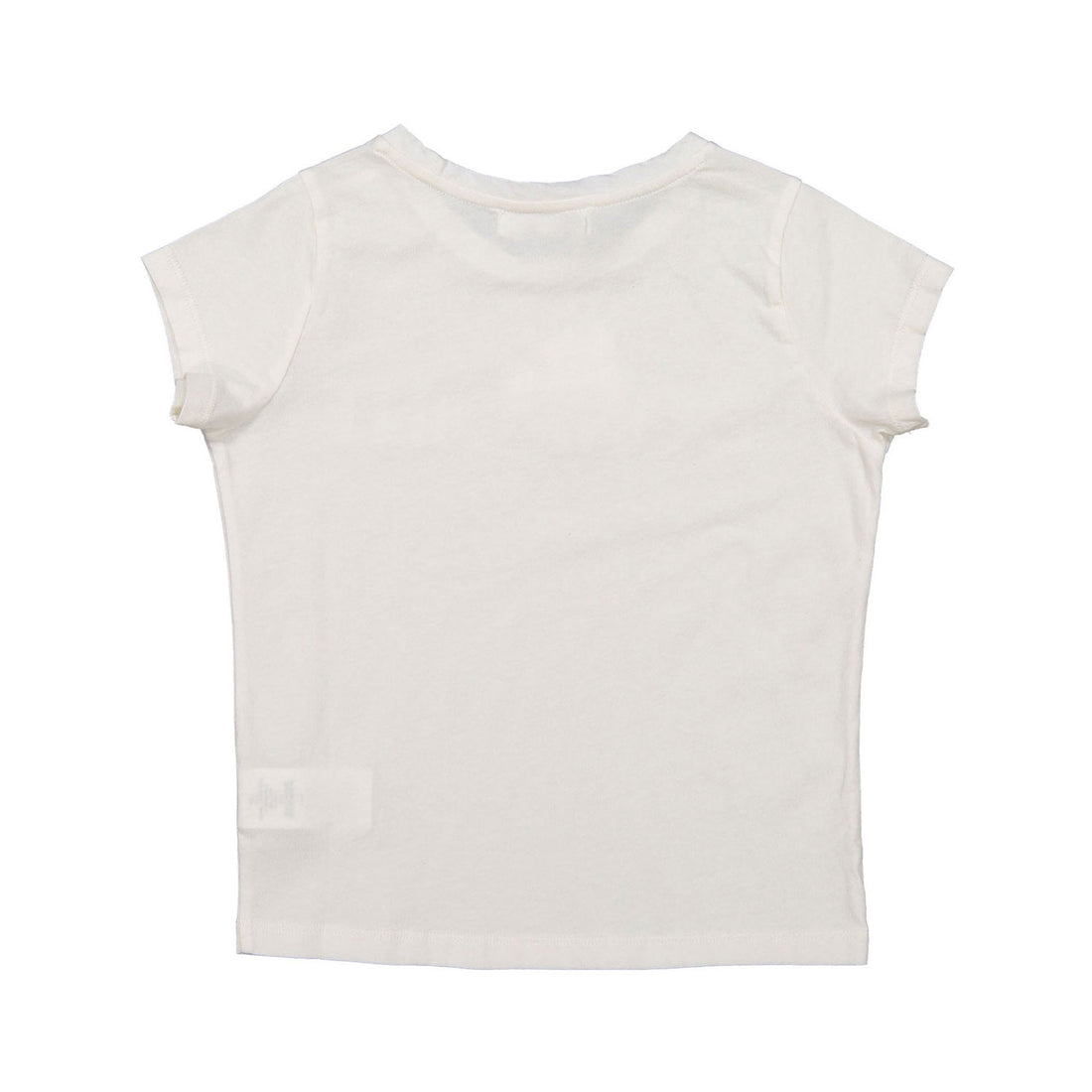 Bonpoint White Rainbow Logo Tee