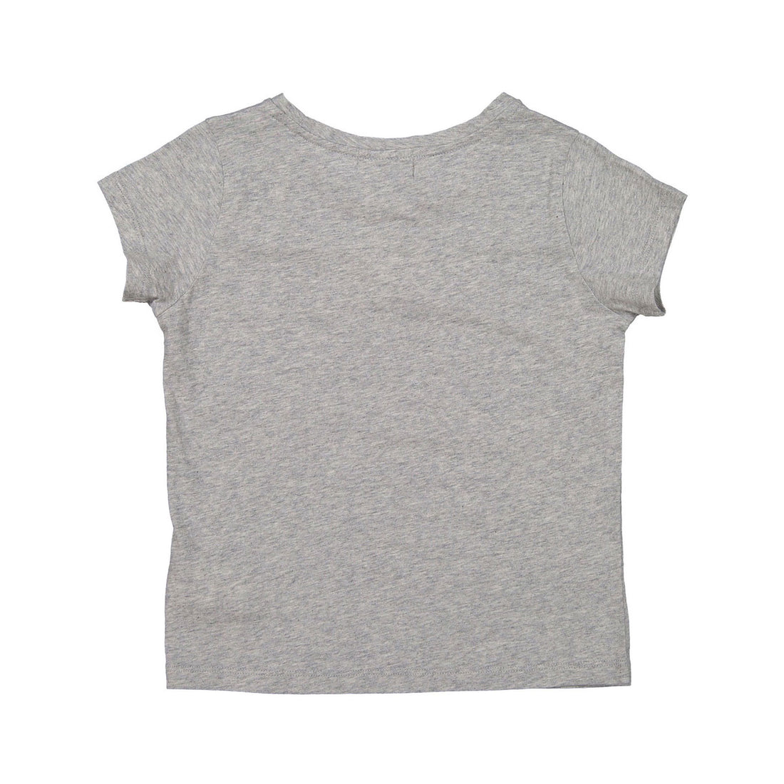 Bonpoint Grey Melange Logo Tee