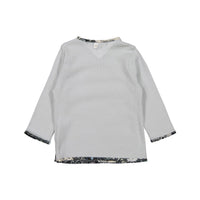 Bonpoint Blue Solar Print Kimono Set