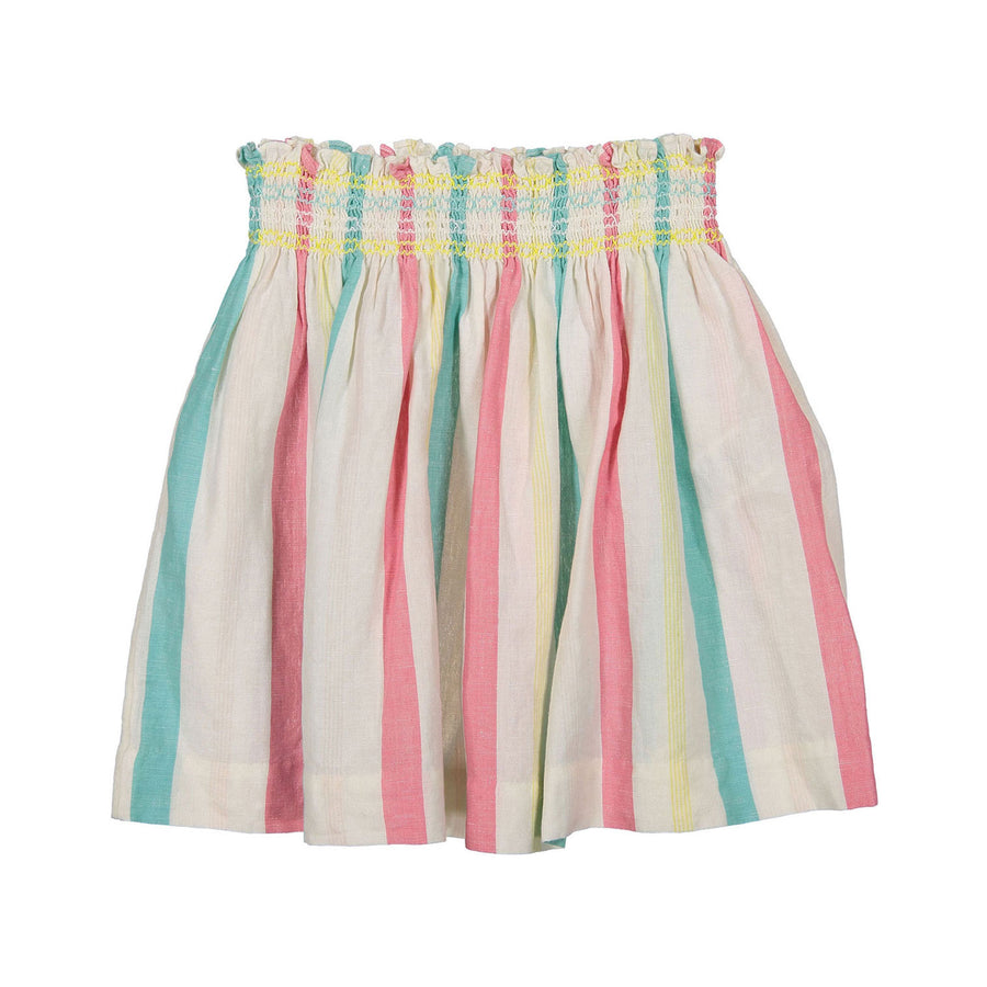 Bonpoint Pastel Striped Noumea Skirt