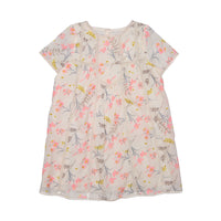 Bonpoint Natural Floral Nora Lace Seamed Dress