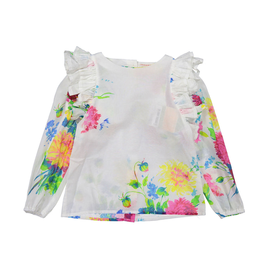 Morley White Floral Larah Blouse