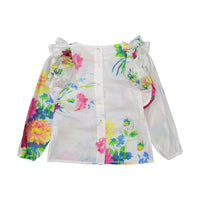 Morley White Floral Larah Blouse