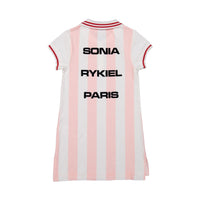Sonia Rykiel Pink/White Stripe Polo Dress