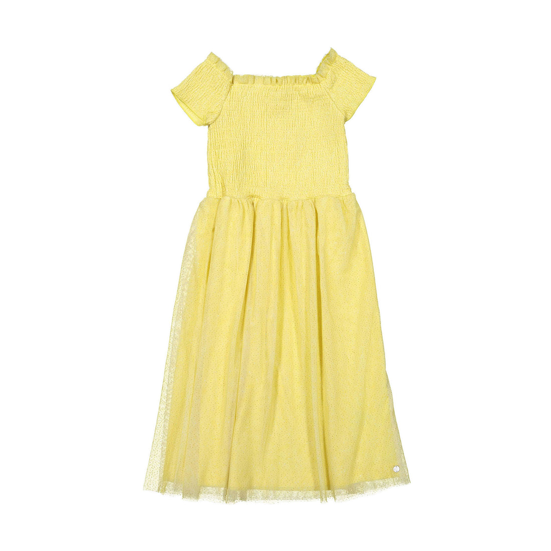 Sonia Rykiel Lemon Ece Glitter Tulle Ceremony Dress