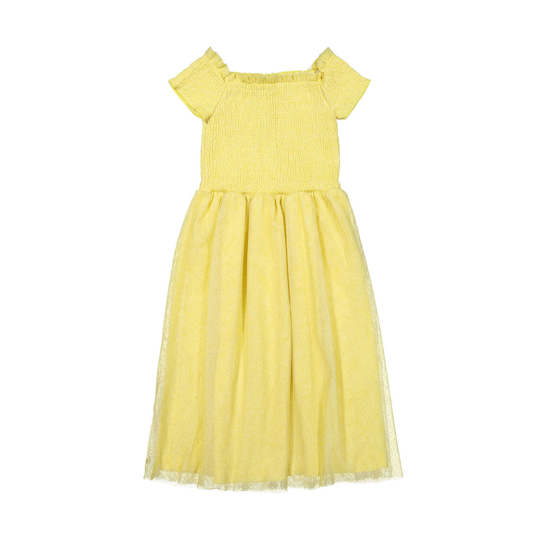 Sonia Rykiel Lemon Ece Glitter Tulle Ceremony Dress