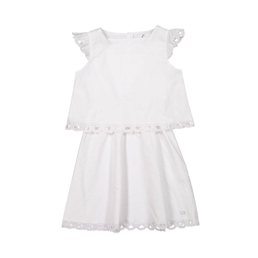 Sonia Rykiel Apple Embroidered Layered Dress