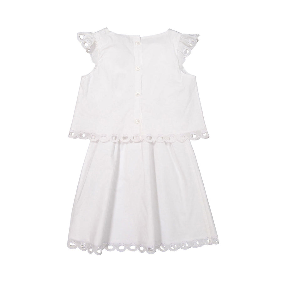 Sonia Rykiel Apple Embroidered Layered Dress