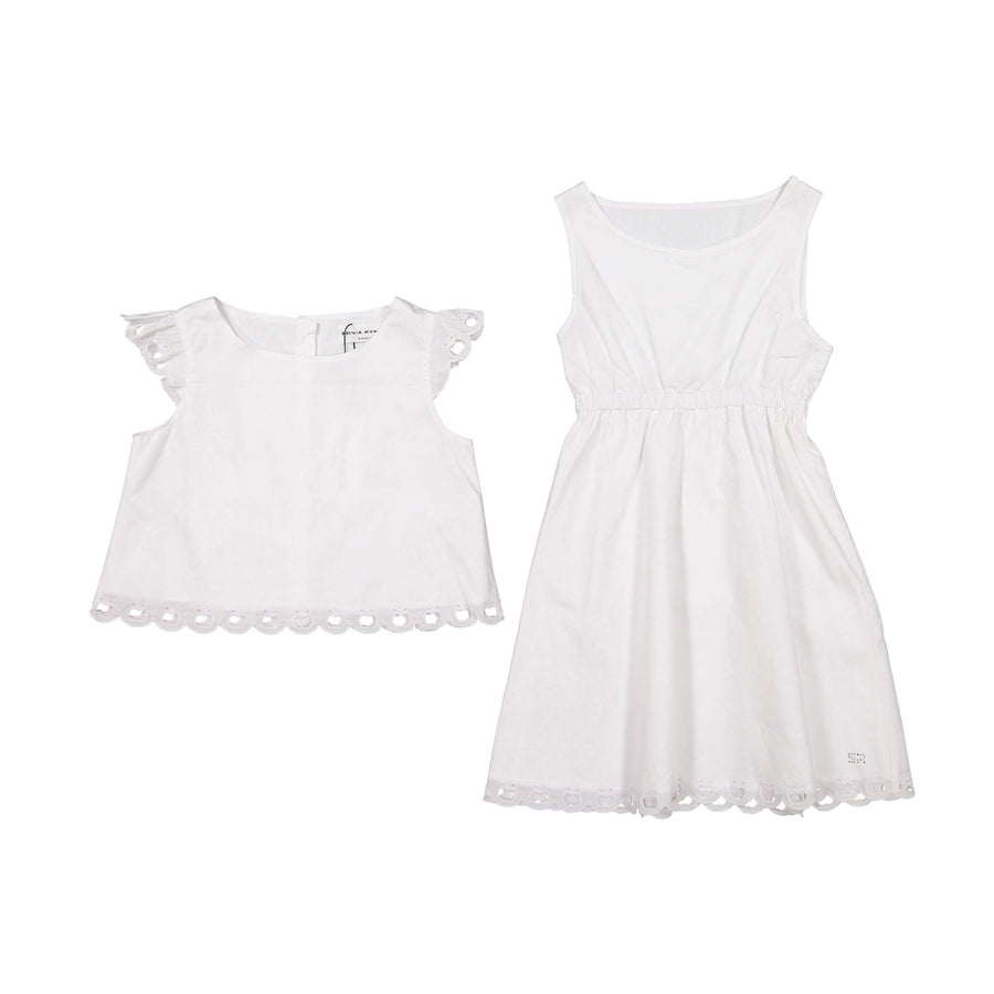 Sonia Rykiel Apple Embroidered Layered Dress