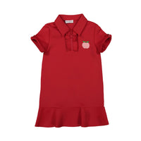 Sonia Rykiel Cherry Estrella Neoprene Polo Dress