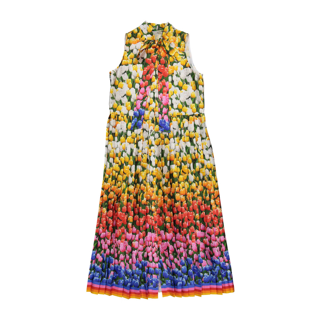 Loredana Tulip Print Long Dress