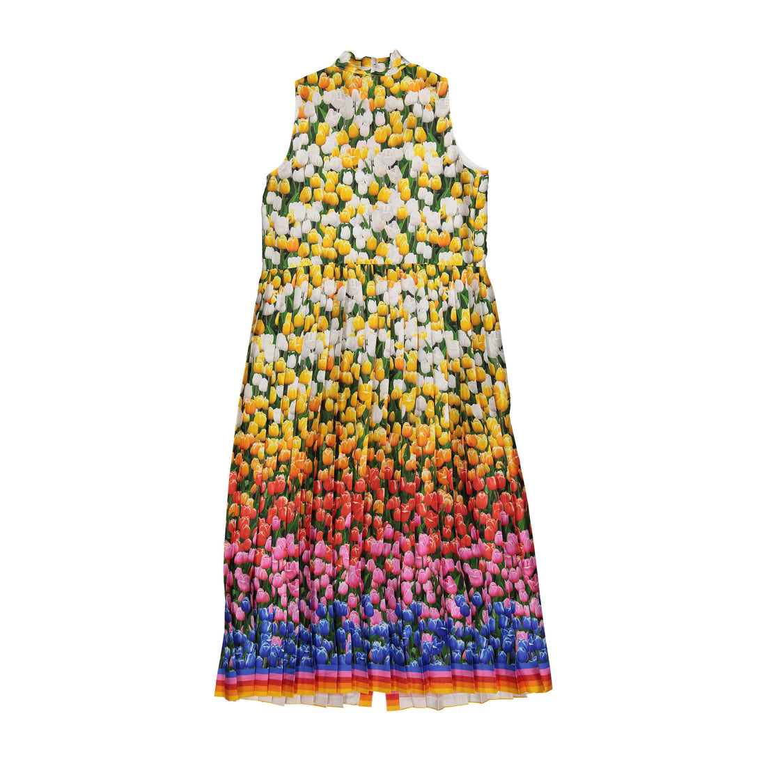 Loredana Tulip Print Long Dress