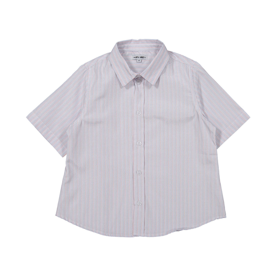 Boys and Arrows Blue/Red Pinstripe Short Sleeve Shirt