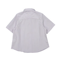 Boys and Arrows Blue/Red Pinstripe Short Sleeve Shirt