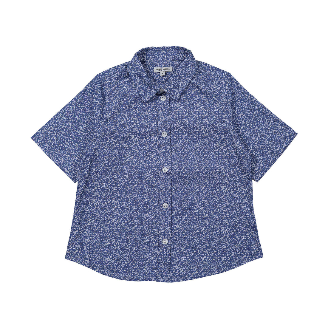 Boys and Arrows Navy Scribble Print Short Sleeve Shirt