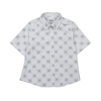 Boys and Arrows Blue Diamond Print Short Sleeve Shirt