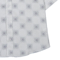 Boys and Arrows Blue Diamond Print Short Sleeve Shirt