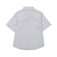 Boys and Arrows Navy Circle Print Short Sleeve Shirt