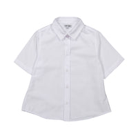 Boys and Arrows White Short Sleeve Collar Shirt