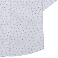 Boys and Arrows Medium Blue Sketch Short Sleeve Shirt