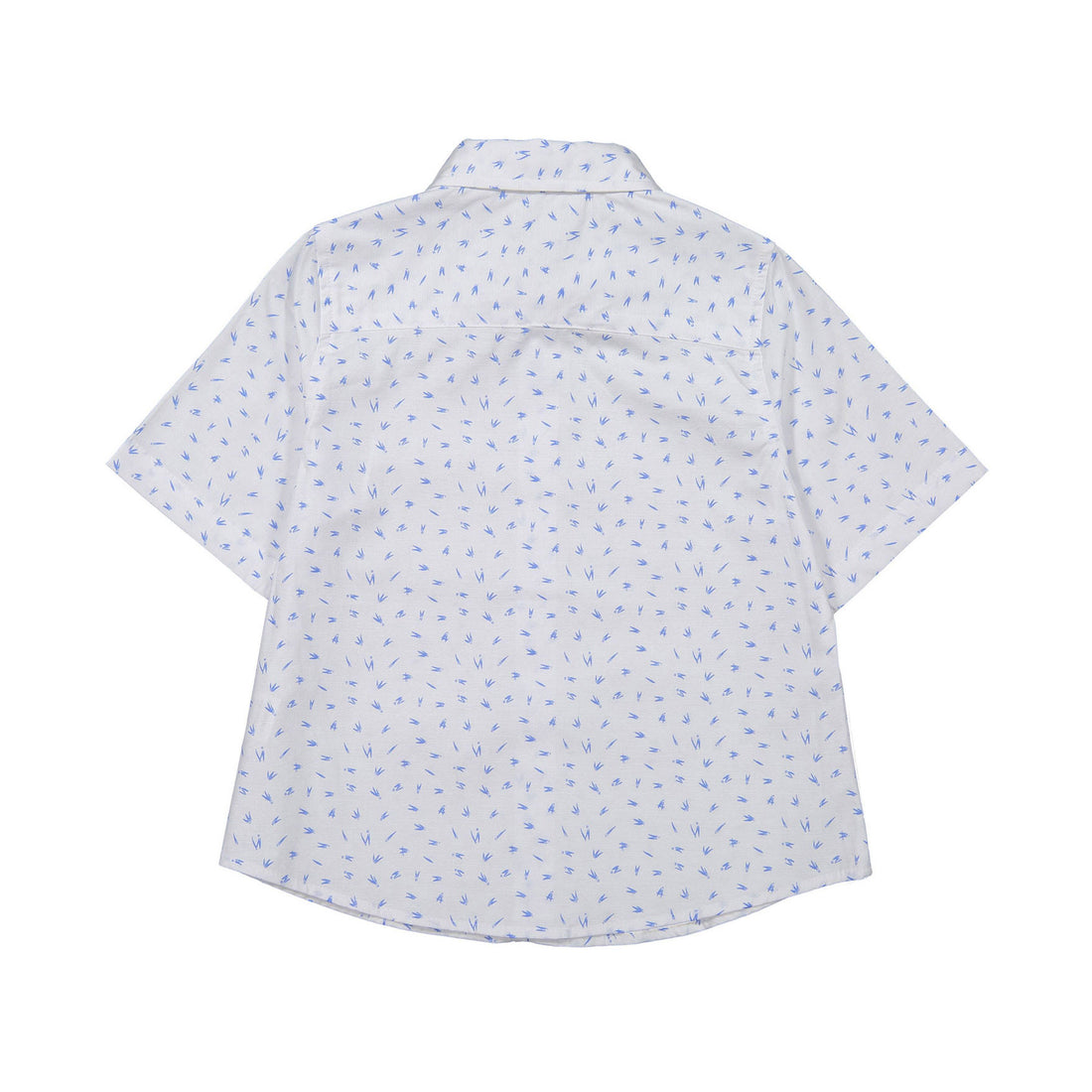Boys and Arrows Medium Blue Sketch Short Sleeve Shirt