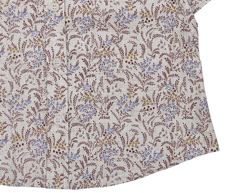 Boys and Arrows Rusty Flowers Short Sleeve Shirt