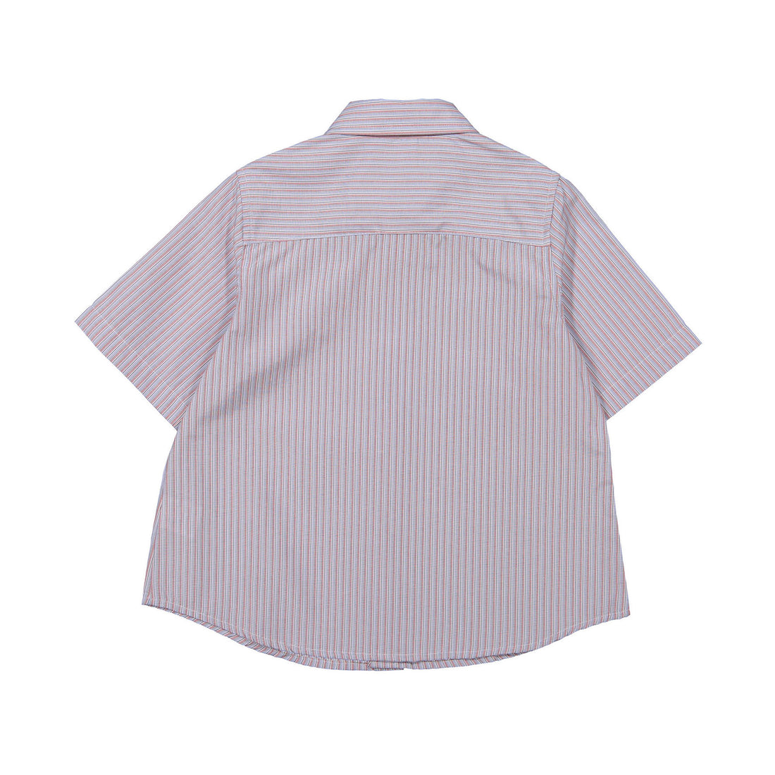 Boys and Arrows Blue/Red Medium Stripe Short Sleeve Shirt