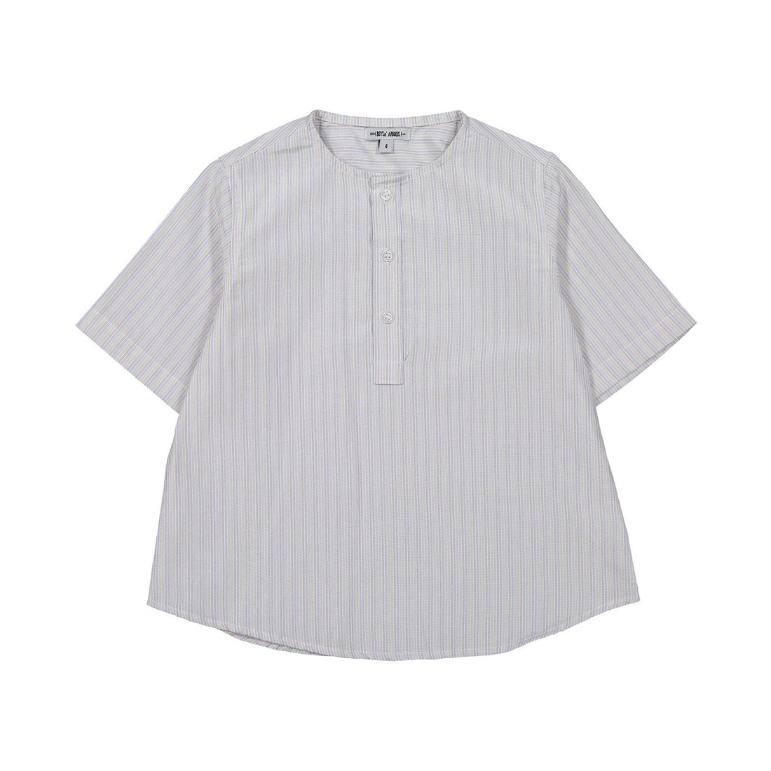 Boys and Arrows Blue/Taupe Pinstripe Tunic