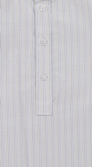 Boys and Arrows Blue/Taupe Pinstripe Tunic