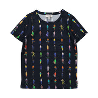 Paul Smith Junior Navy Walking People Adolo Tee