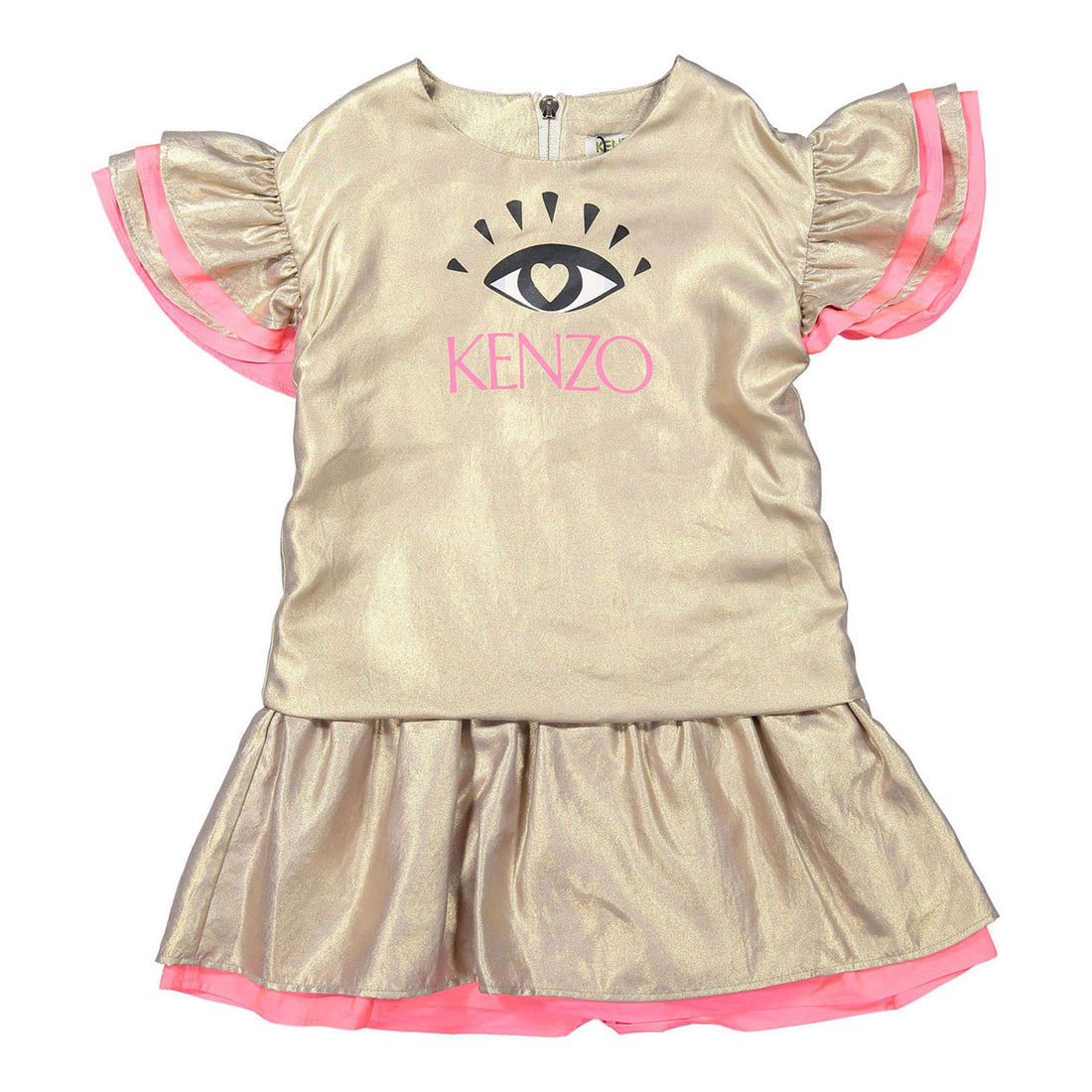 Kenzo pink eye dress shop