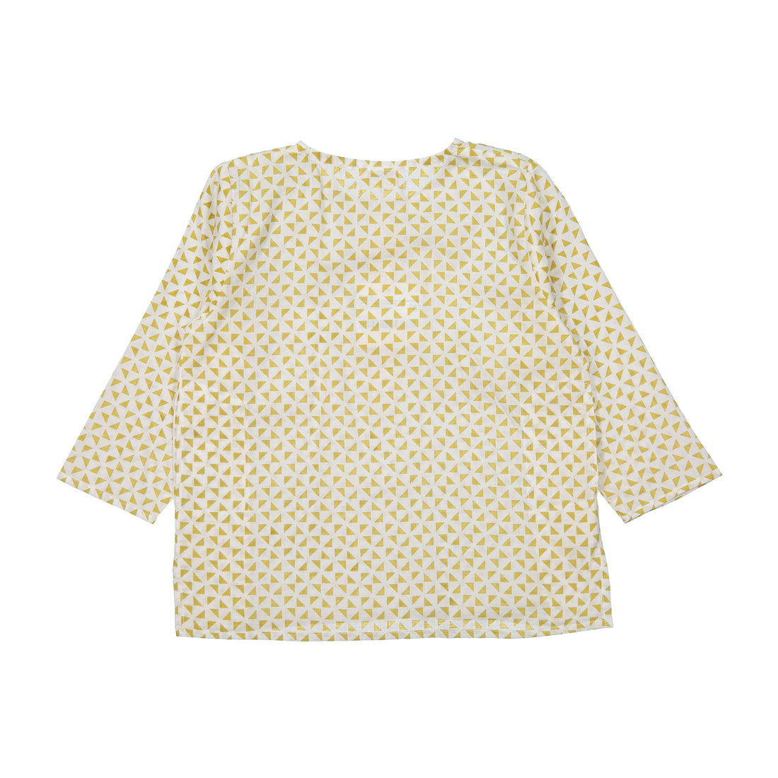 Keti Keta Yellow Geometric Kumar Baby Shirt