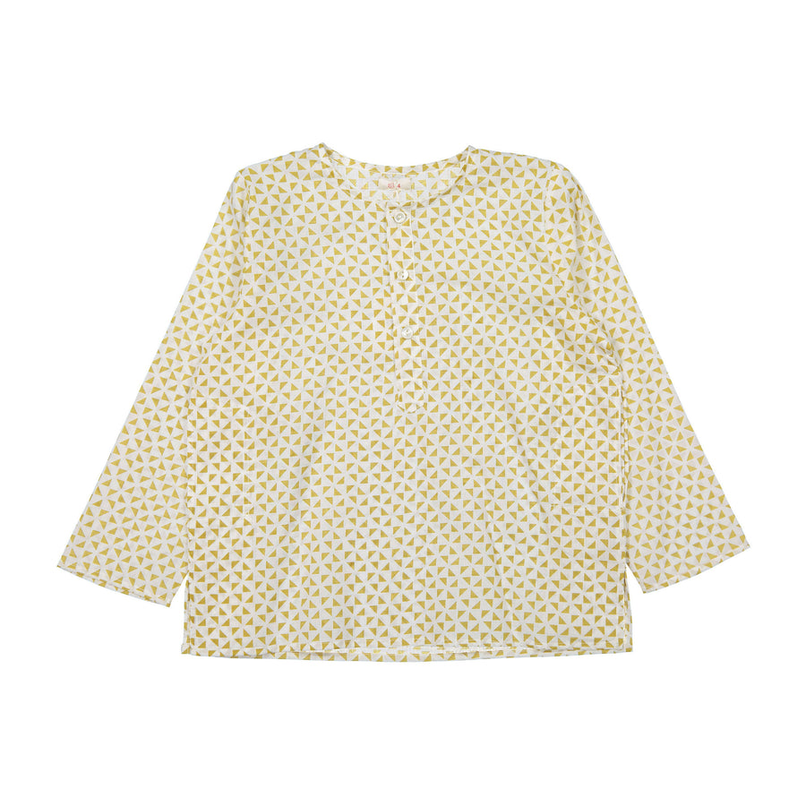 Keti Keta Yellow Geometric Kumar Shirt