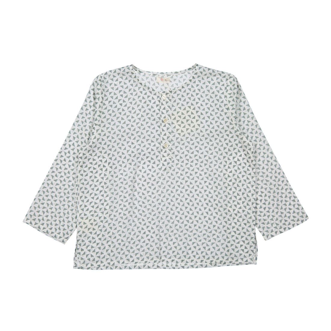 Keti Keta Deep Indigo Geometric Kumar Shirt